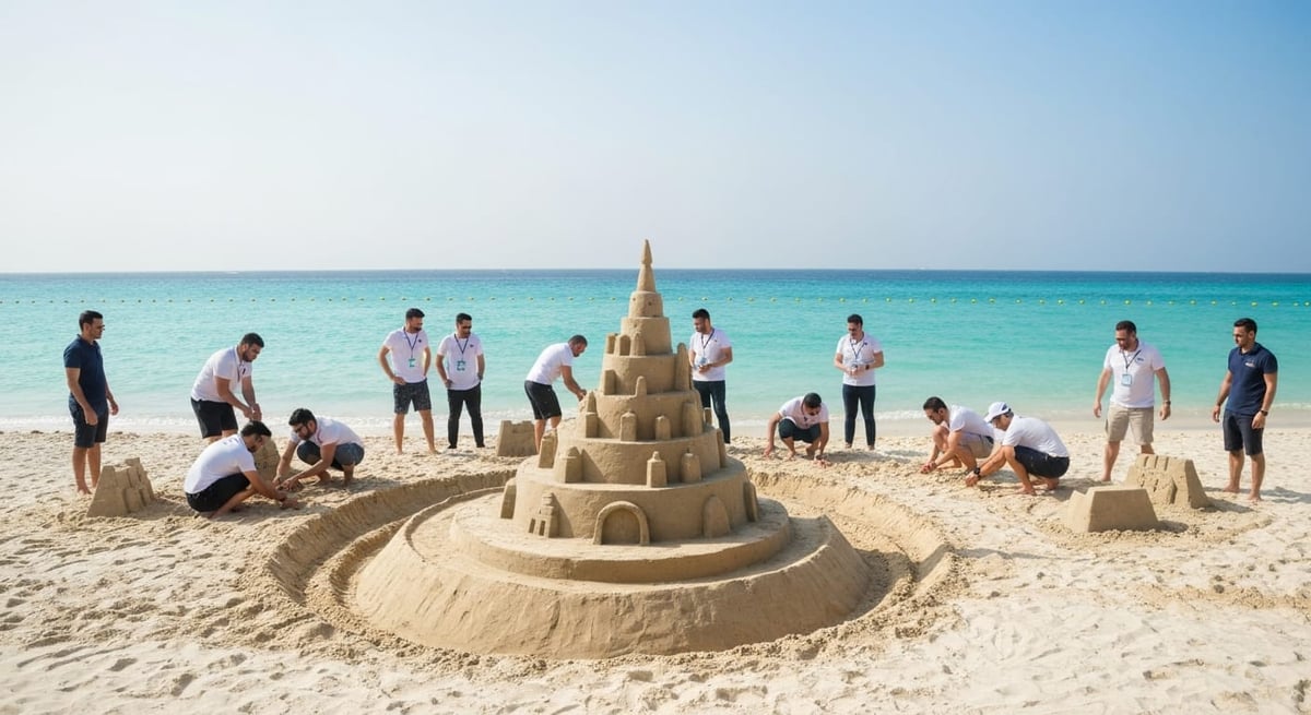 Sandcastle Making Competition